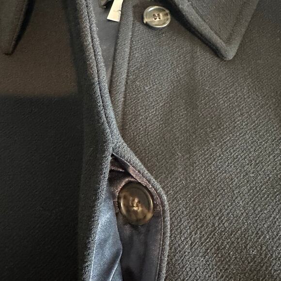 NEW J Crew Double Cloth Wool Lady Day Coat Thinsulate Sz 16 Black BM964 - Picture 6 of 16